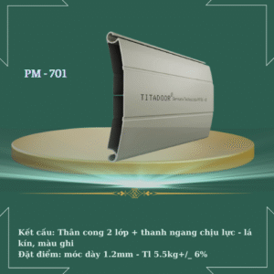 Cửa cuốn Titadoor công nghệ đức PM - 701