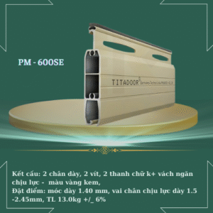 Cửa cuốn Titadoor công nghệ đức PM - 600SE