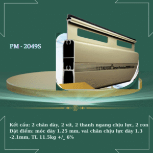 Cửa cuốn Titadoor công nghệ đức PM - 2049S