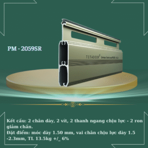 Cửa cuốn Titadoor công nghệ đức PM - 2059S