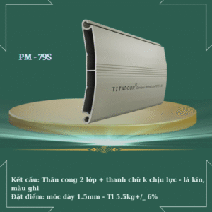 Cửa cuốn Titadoor công nghệ đức PM - 79S