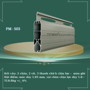 Cửa cuốn Titadoor công nghệ đức PM - 503
