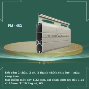 Cửa cuốn Titadoor công nghệ đức PM - 482