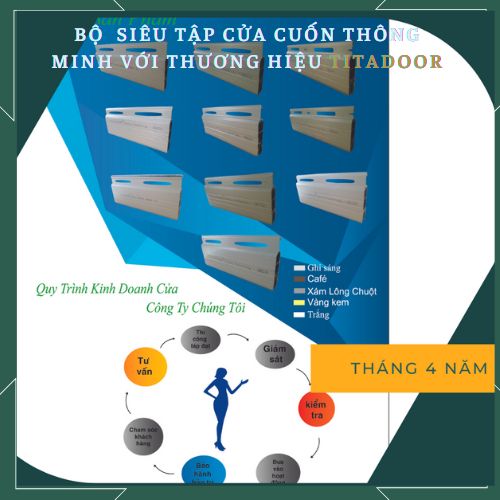 Bộ siêu tấp cửa cuốn Titadoor