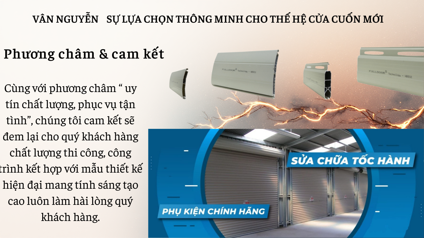 sự lựa chọn thông minh cửa cuốn titadoor