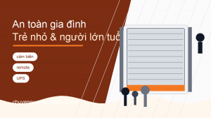 Cửa cuốn Titadoor an toàn cho trẻ nhỏ và người lớn tuổi